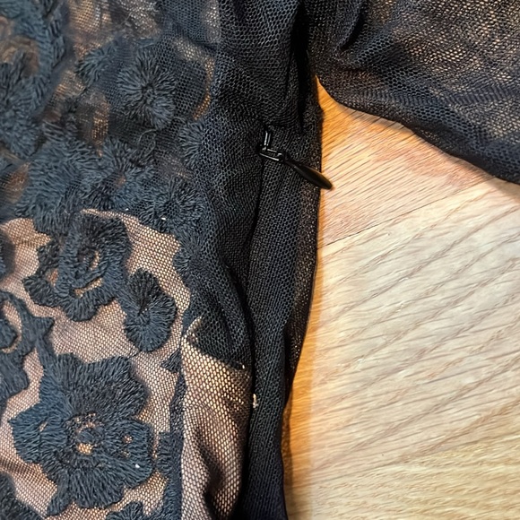 NWT For Love and Lemons Luau Mini Dress in Black Size Large - Picture 7 of 12